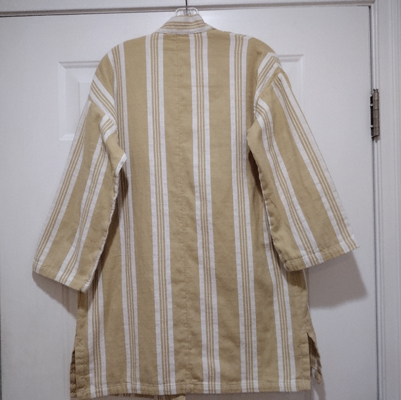 Eileen Fisher Organic Cotton Striped Kimono Jacket Oversized Size XS - Picture 3 of 6